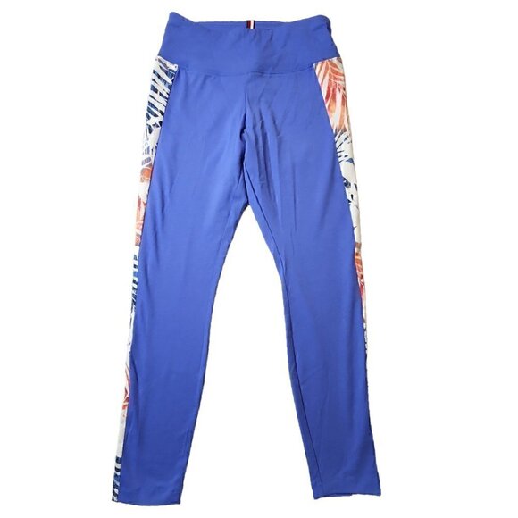 Tommy Hilfiger Performance Workout Pants-High-Rise Cotton Leggings Womens Small - Picture 8 of 13